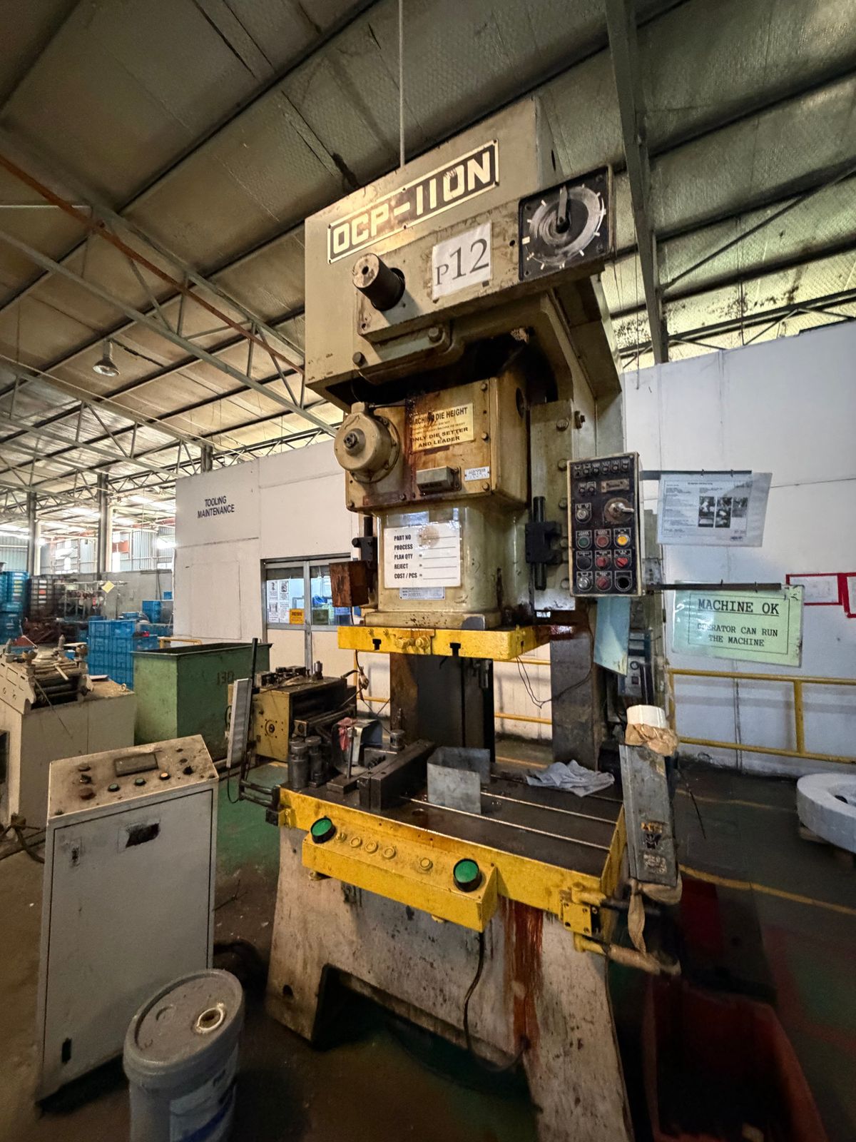 OCP OCP-110 110 Ton Mechanical Press – photo 1