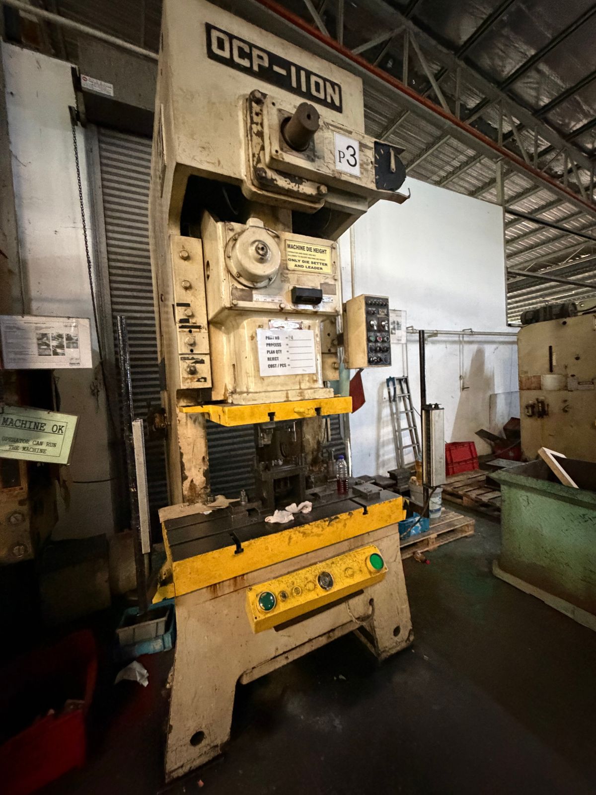 OCP OCP-110N 110 Ton Mechanical Press – photo 1
