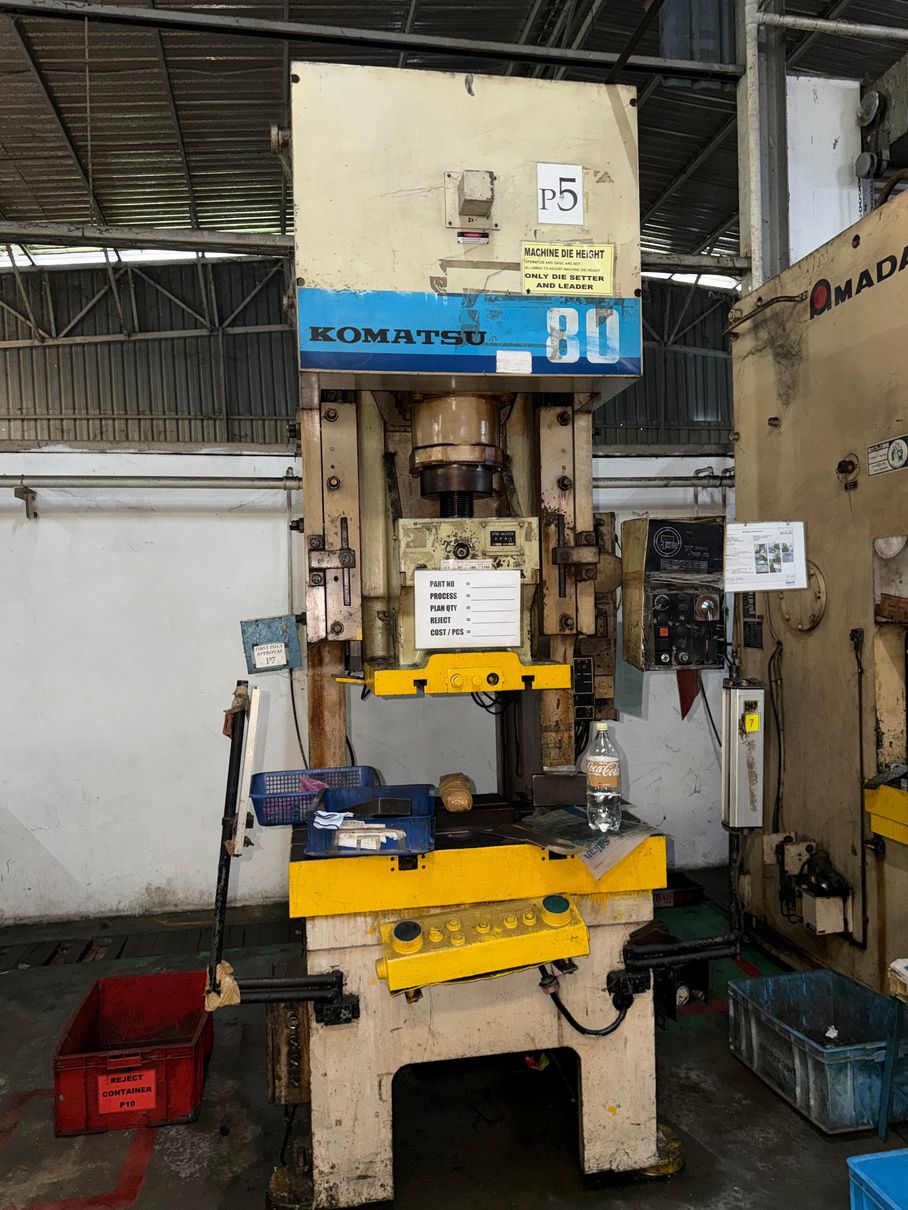 KOMATSU OPS 80-3 80 Ton Mechanical Press – photo 1