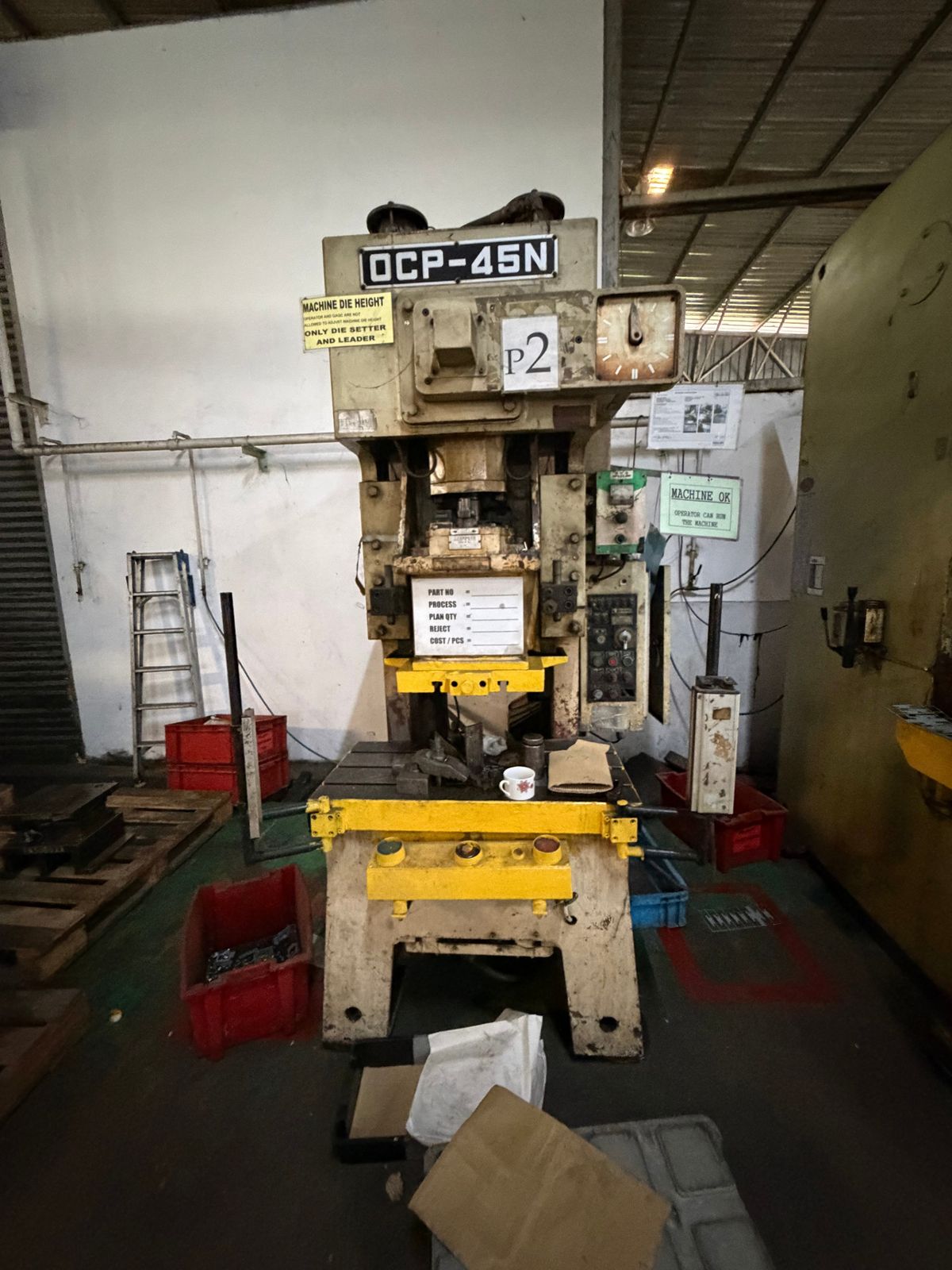 OCP OCP-45 45 Ton Mechanical Press – photo 1
